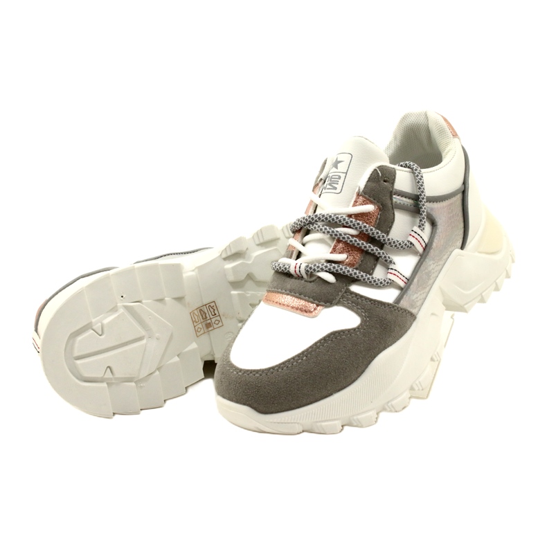 News Kvinnors sportskor sneakers 21sp26-3973 vit 8
