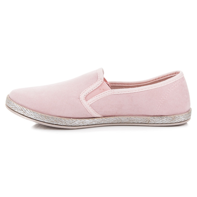 Mckeylor Mocka espadrillos glider på rosa 1