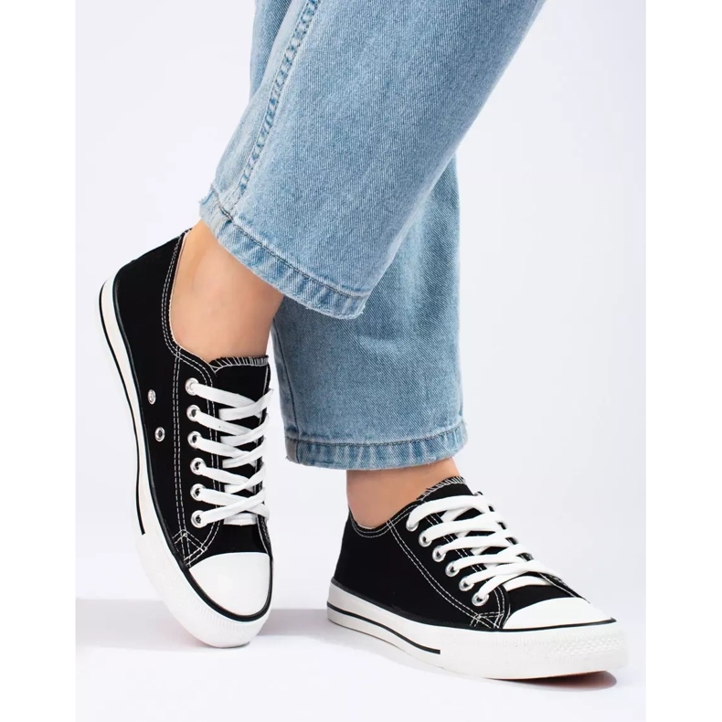 J. Star Klassiska svarta sneakers 1