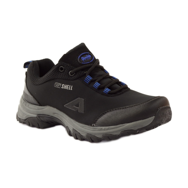 American Club American 1775 sport softshell svart blå 1