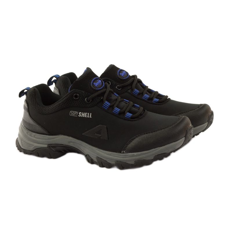 American Club American 1775 sport softshell svart blå 4