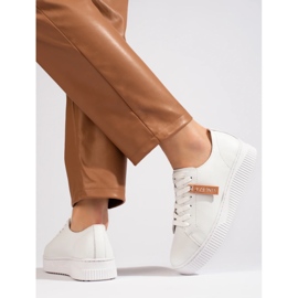 Vinceza Klassiska vita sneakers från Vincez 2