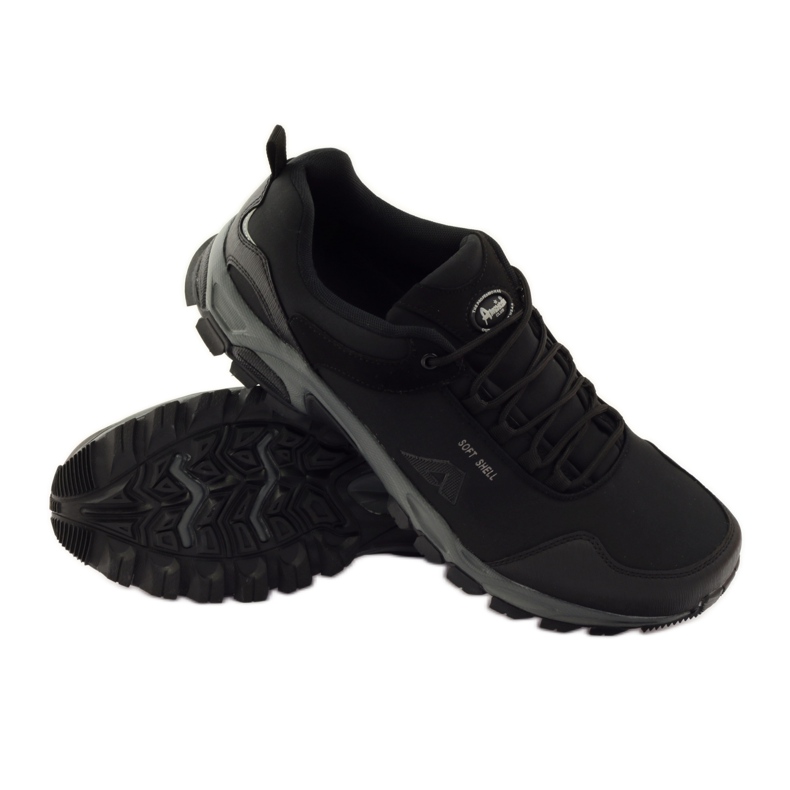 American Club Sport amerikansk vattentät softshell svart 3