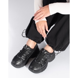 Svarta sneakers med tjock sula 2