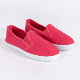 Röda slip-on sneakers för barn 1