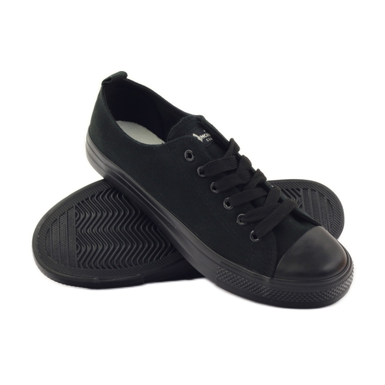 American Club Amerikanska svarta sneakers 3