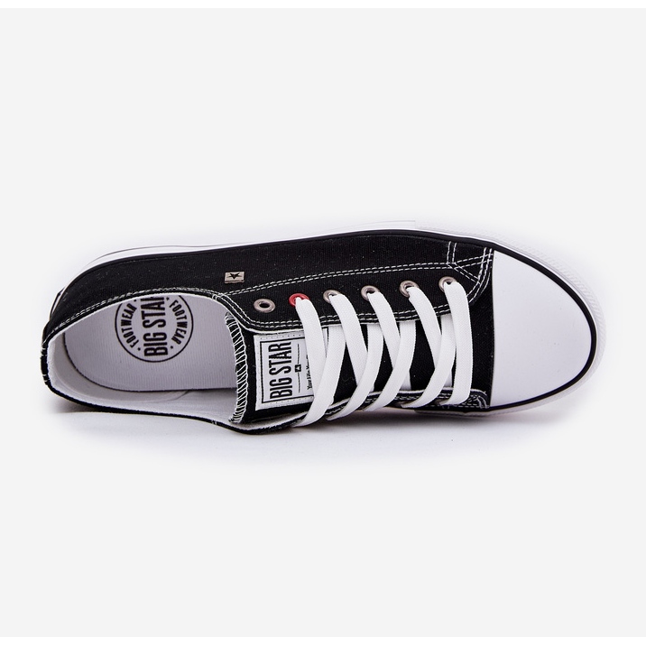 Big Star Herrens stora stjärna NN174300 mäns sneakers hi-polish system svart 2