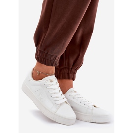 Låga kvinnors sneakers med Eco Leather Big Star NN274577 White vit 1