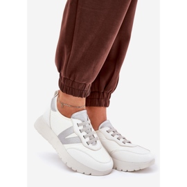 Kvinnors sportskor på Vinceza 58510 -plattformen vit 1