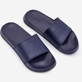 Light Foam Flip Flops Big Star MM174323 Navy Blue blå 1