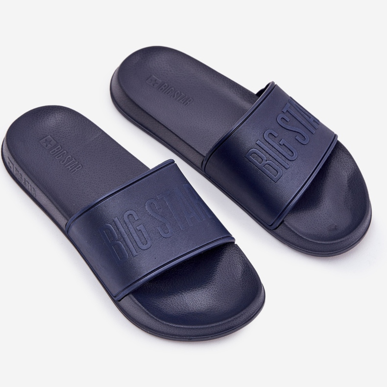 Light Foam Flip Flops Big Star MM174323 Navy Blue blå 1
