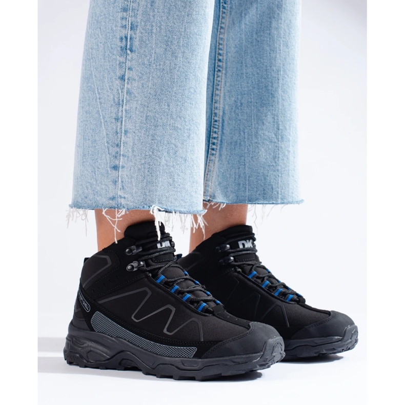 Sportvandring damskor med en hög ovandel DK svart 1