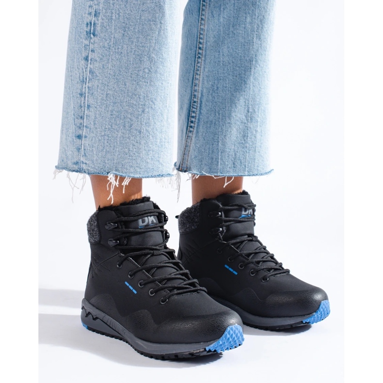 Varma vandringsstövlar för kvinnor DK svart 2