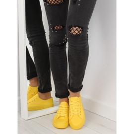 Gula enfärgade damsneakers NB176 Gul 1