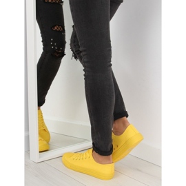 Gula enfärgade damsneakers NB176 Gul 2
