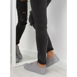 Gråa kvinnors enfärgade grå NB176 grå sneakers 2