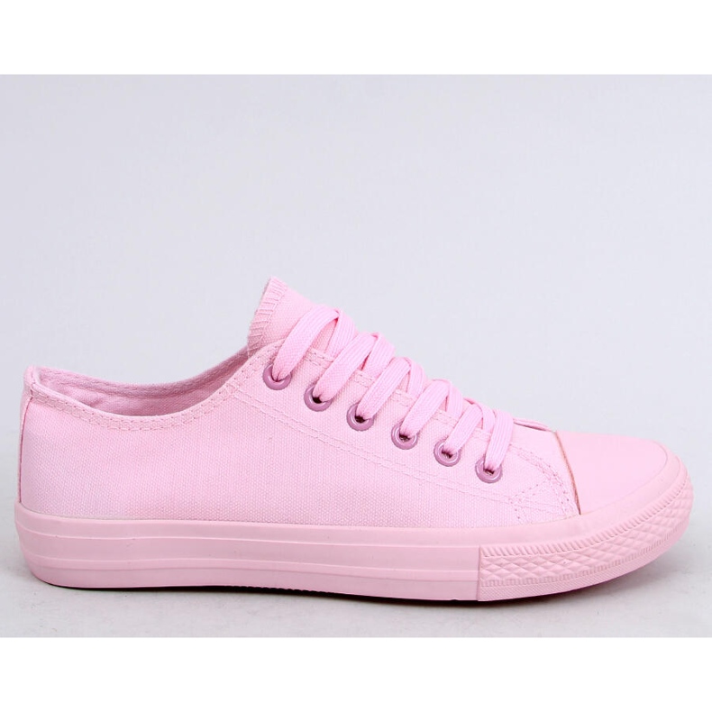 Rosa monocolour sneakers för kvinnor rosa 2