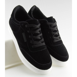 Svarta mocka damsneakers NB172 Svart vit 2