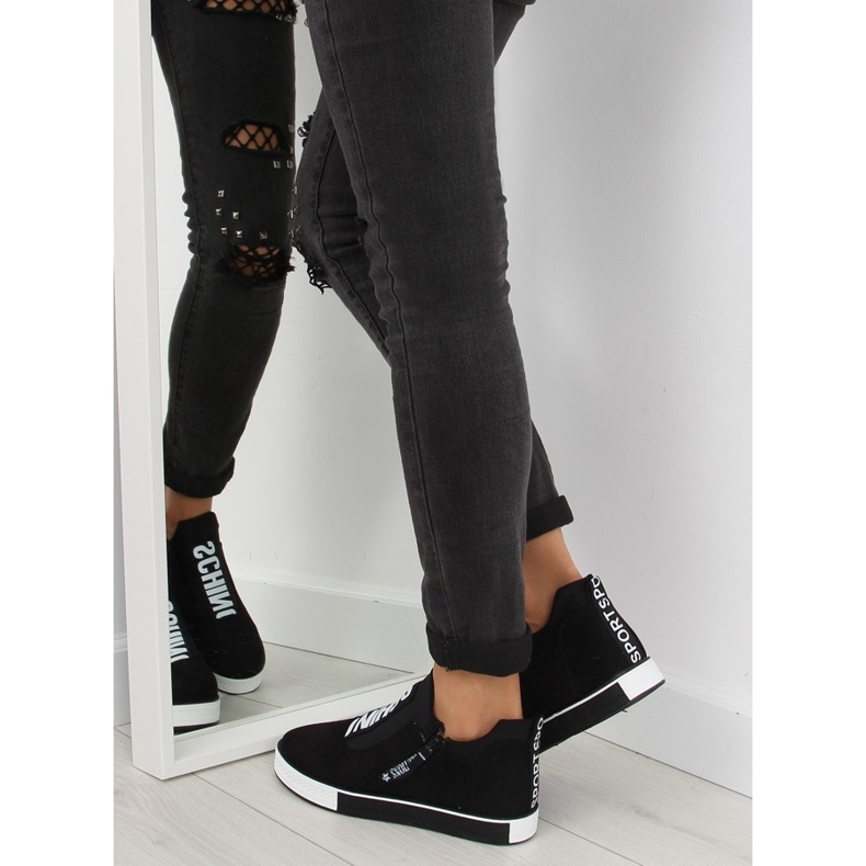 Svarta wedge sneakers NB168 svarta 1