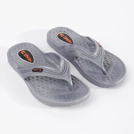 Grå poolflip -flops grå pool 1