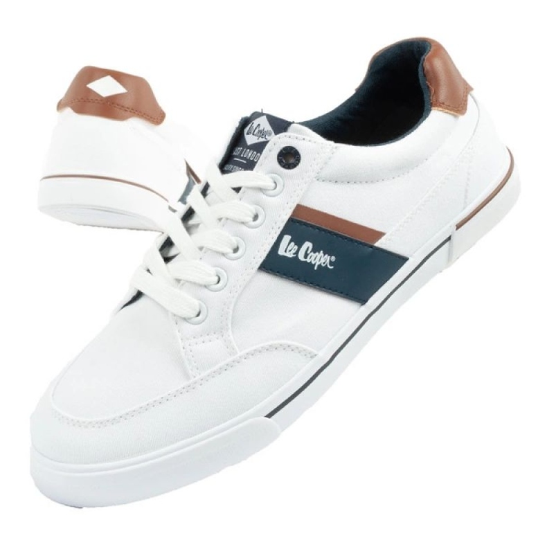 Lee Cooper LCW-25-02-3244M skor mäns sneakers vita 1