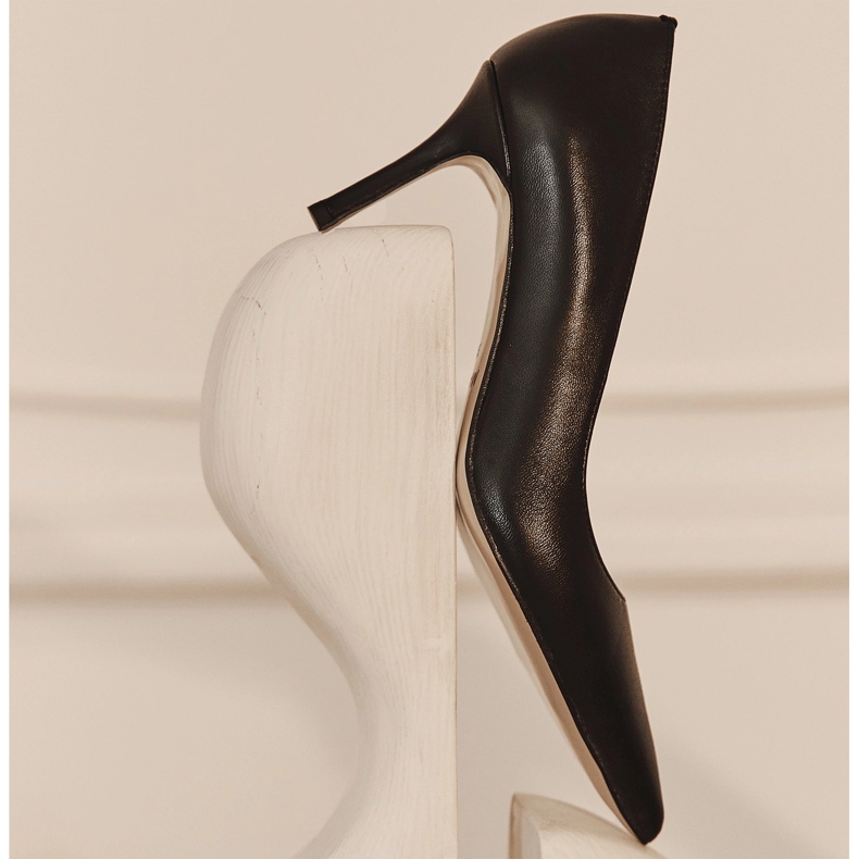 Marco Shoes Eleganta stiletter av mjukt läder svart 2