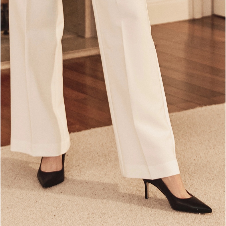 Marco Shoes Eleganta stiletter av mjukt läder svart 1