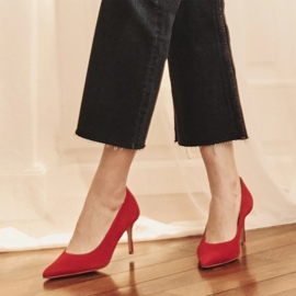 Marco Shoes Eleganta mockaklackar röd 1