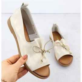 Cambell Läderskor med bara fingrar gyllene kameller SZ00656 1