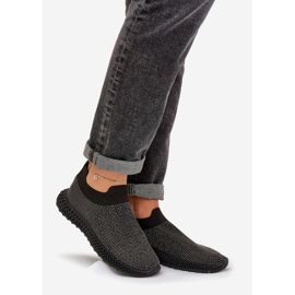 S.Barski Slocked Women's Sports Shoes With TW121 Decoration Black svart 1