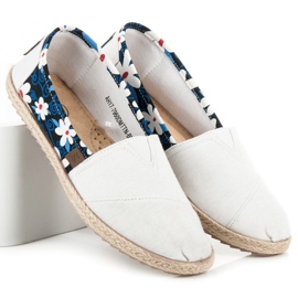 Mckeylor Espadrillos med blommor vit 1