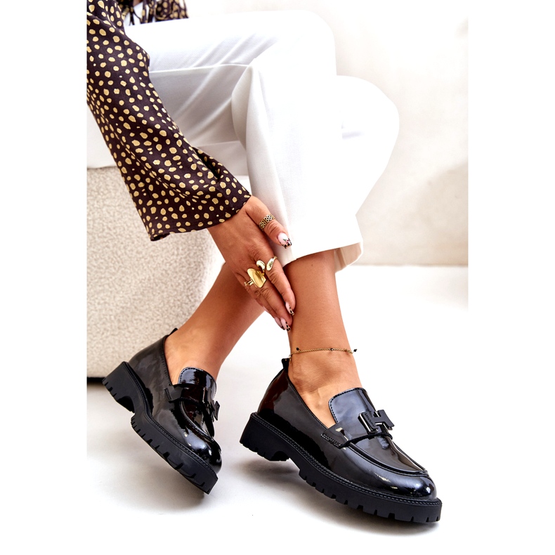 Vinceza 62187 lackerade mockasiner svart 3