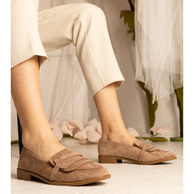 Brown Women's Classic Loafers från Ekozamszu brun 1