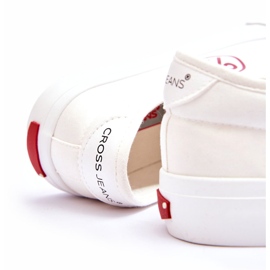 Kvinnors Cross Jeans Tyg Sneakers LL2R4043 Vit 2