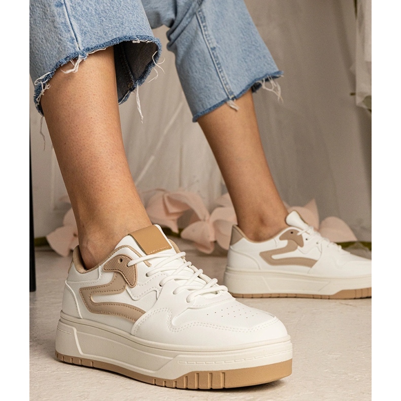 Vita sneakers kvinnors sport sneakers 1