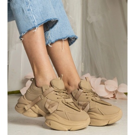 Bruna kvinnors massiva sportsneakers 2