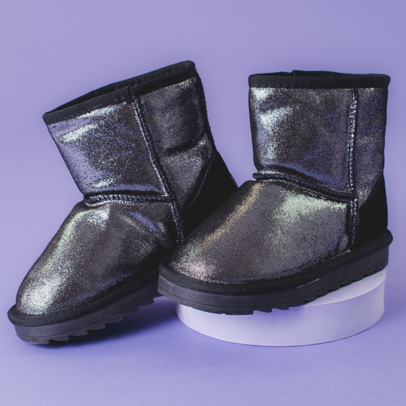 Snöskor i silver för tjejer grå 1