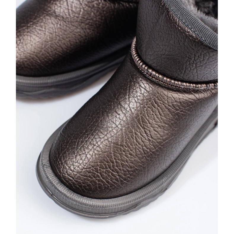 Flickors varma snökängor brun 1