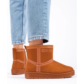 Bruna snöstövlar för kvinnor Big Star KK274612B 1