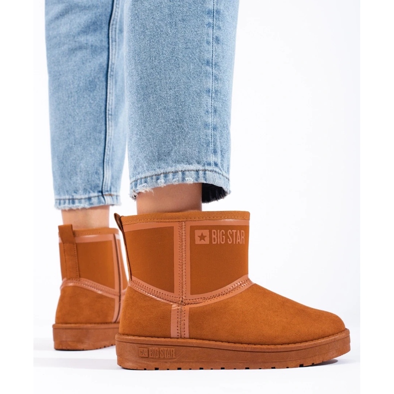 Bruna snöstövlar för kvinnor Big Star KK274612B 1