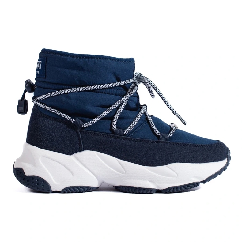 Marinblå snöstövlar för kvinnor Big Star KK274273 2