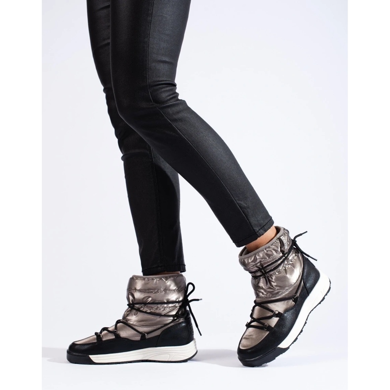 Snöskor för kvinnor Big Star KK274275 gyllene 2