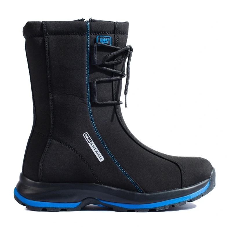 Vandringsskor för kvinnor med en DK fårskinnsrock svart 2