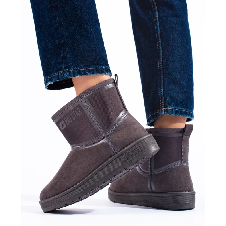 Korta snöstövlar för kvinnor Big Star KK274615 grå 1