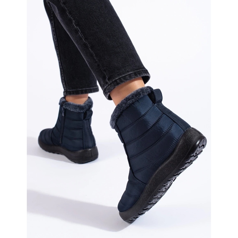 W. Potocki Marinblå snöstövlar för kvinnor från Potocki 2