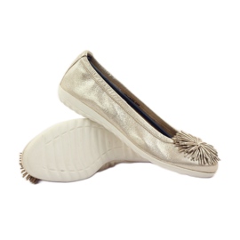 Caprice ballerinaskor för kvinnor 22116 gul 3