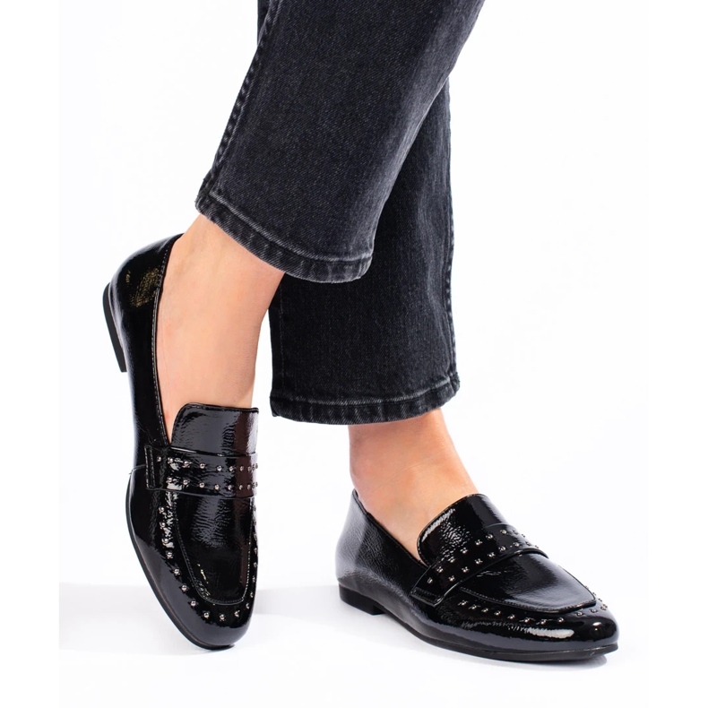 Lackade Loafers LA.FI svart 1