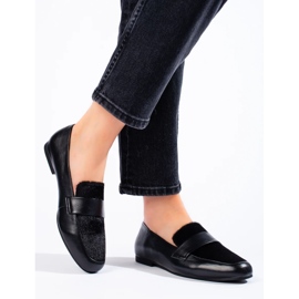 Svarta skor med päls 2