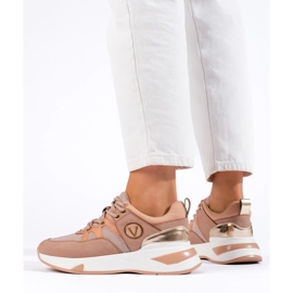 Snygga VINCEZA sneakers rosa 1