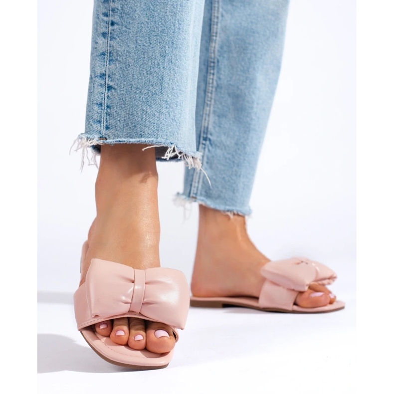 Seastar Rosa tofflor med rosett 2